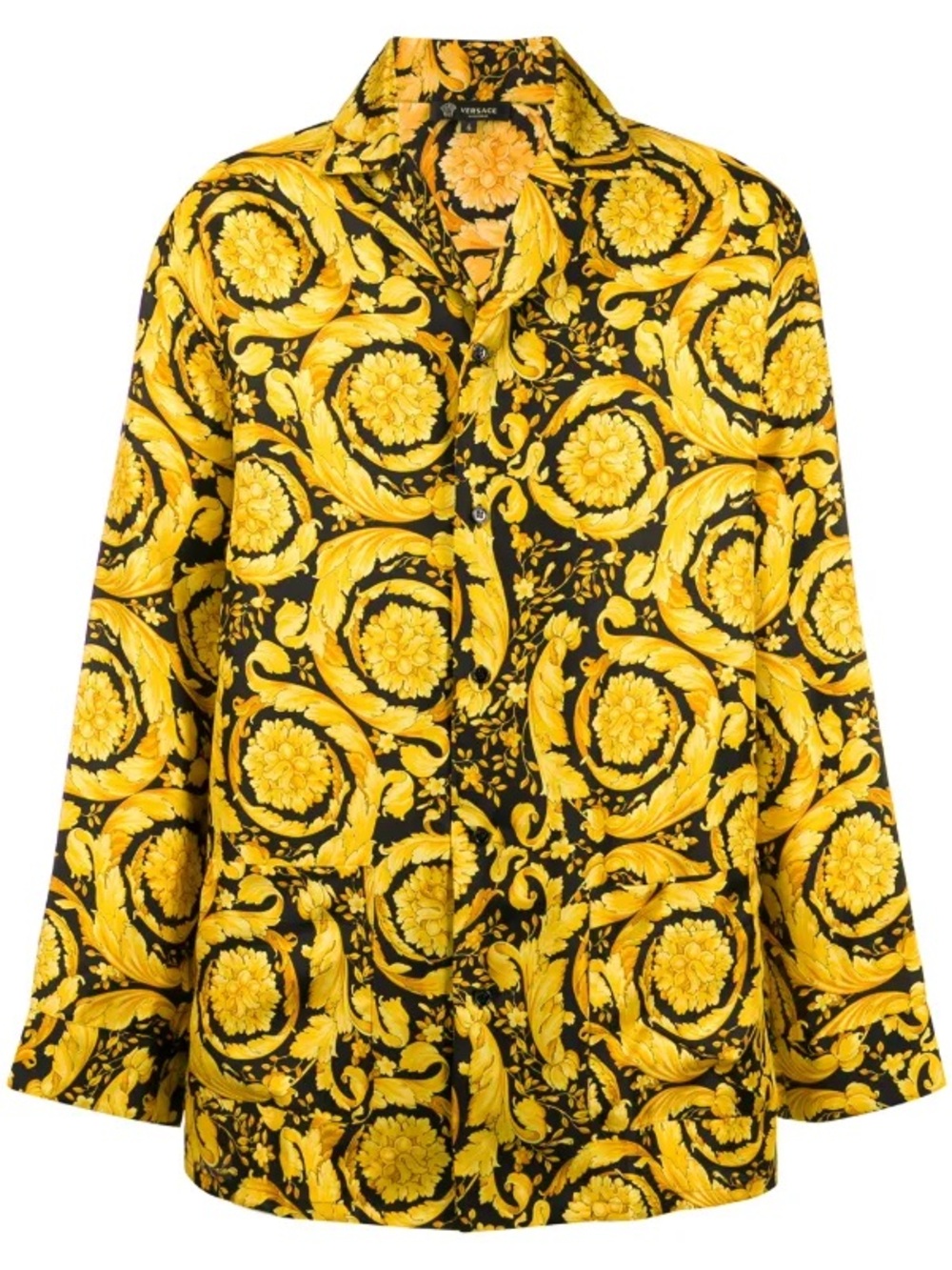 Versace Barocco-print pyjama shirt